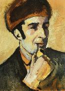 August Macke Portrait of Franz Marc china oil painting artist